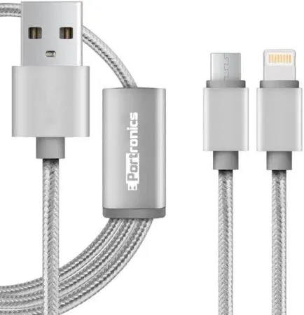 Micro USB cable Konnect-2 2in1 Multi Function Cable Lighting-1 Meter