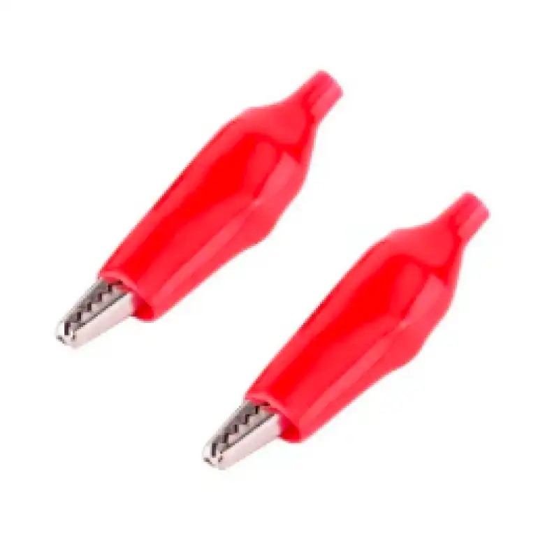 Crocodile Clip Red - 2 Pieces Pack