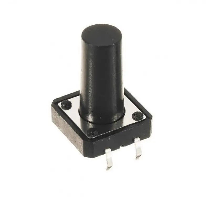 12x12x25mm Tactile 4 Pin Push Button Switch - 3 Pieces Pack