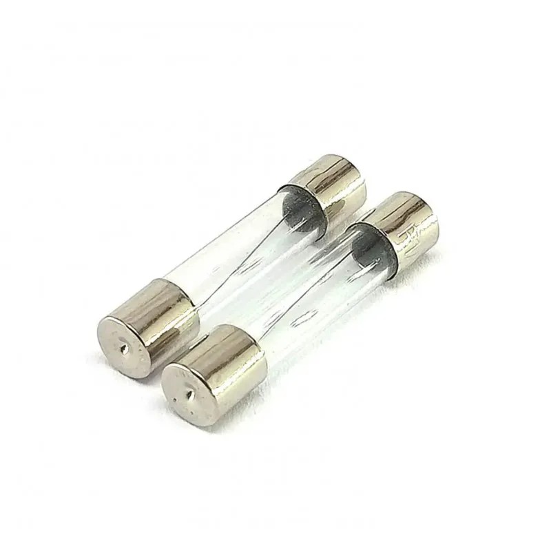 6.3 Amp 250V Glass Fuse - 5x20mm - 2 pieces pack